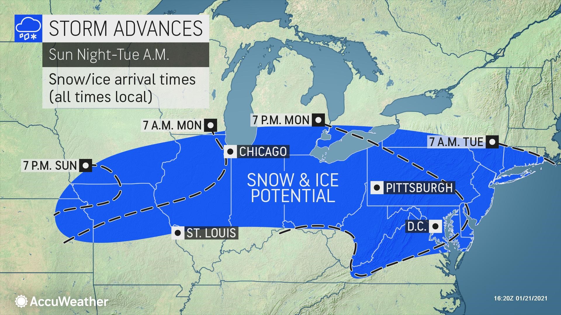 Winter storms could wallop the Midwest and eastern US next week ...