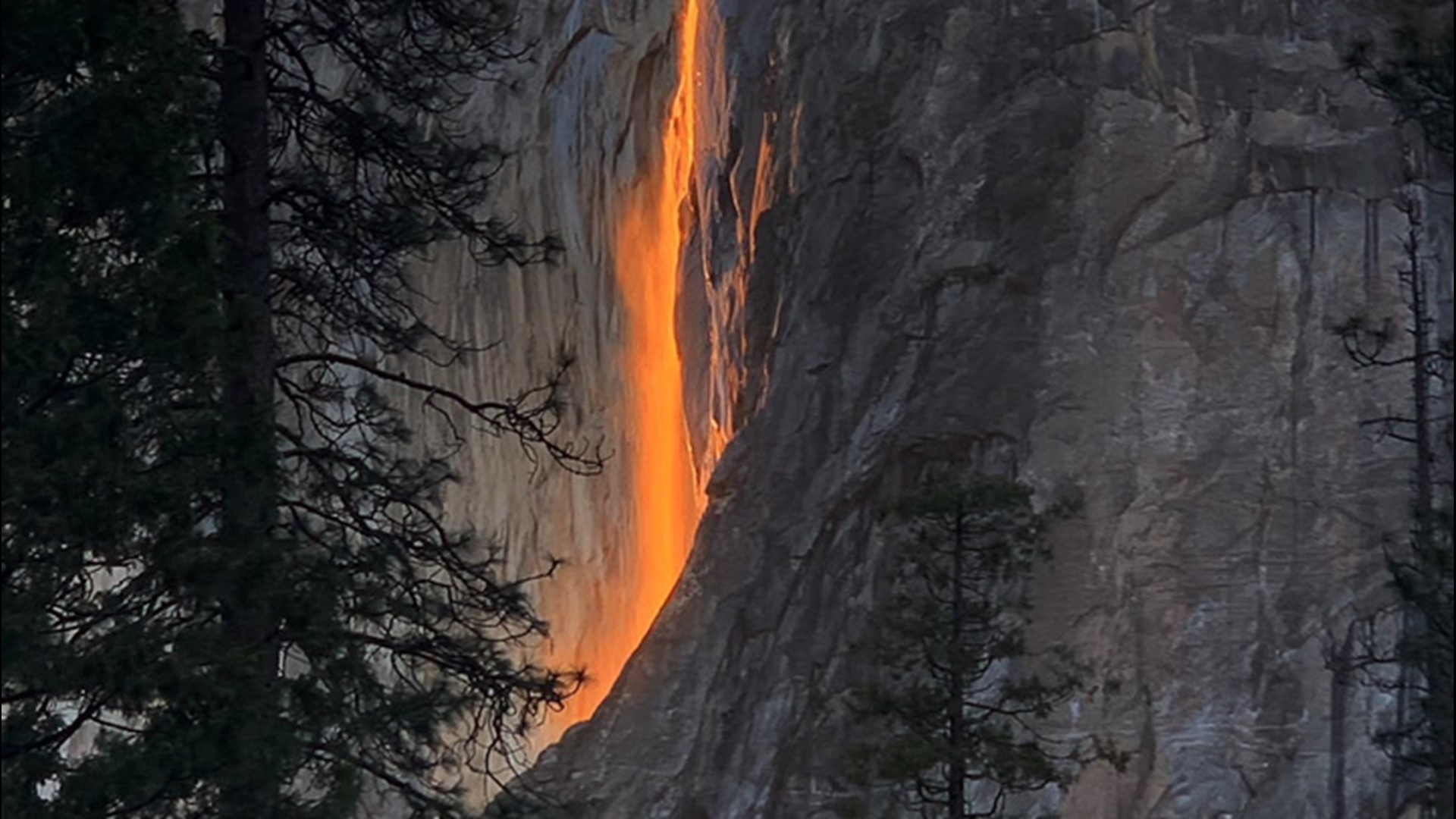 People travel from all over the country to Yosemite National Park to see the rare winter phenomenon known as firefall at Horsetail Falls. AccuWeather's Emmy Victor spoke to some visitors ahead of the spectacle on an especially nice day for viewing.