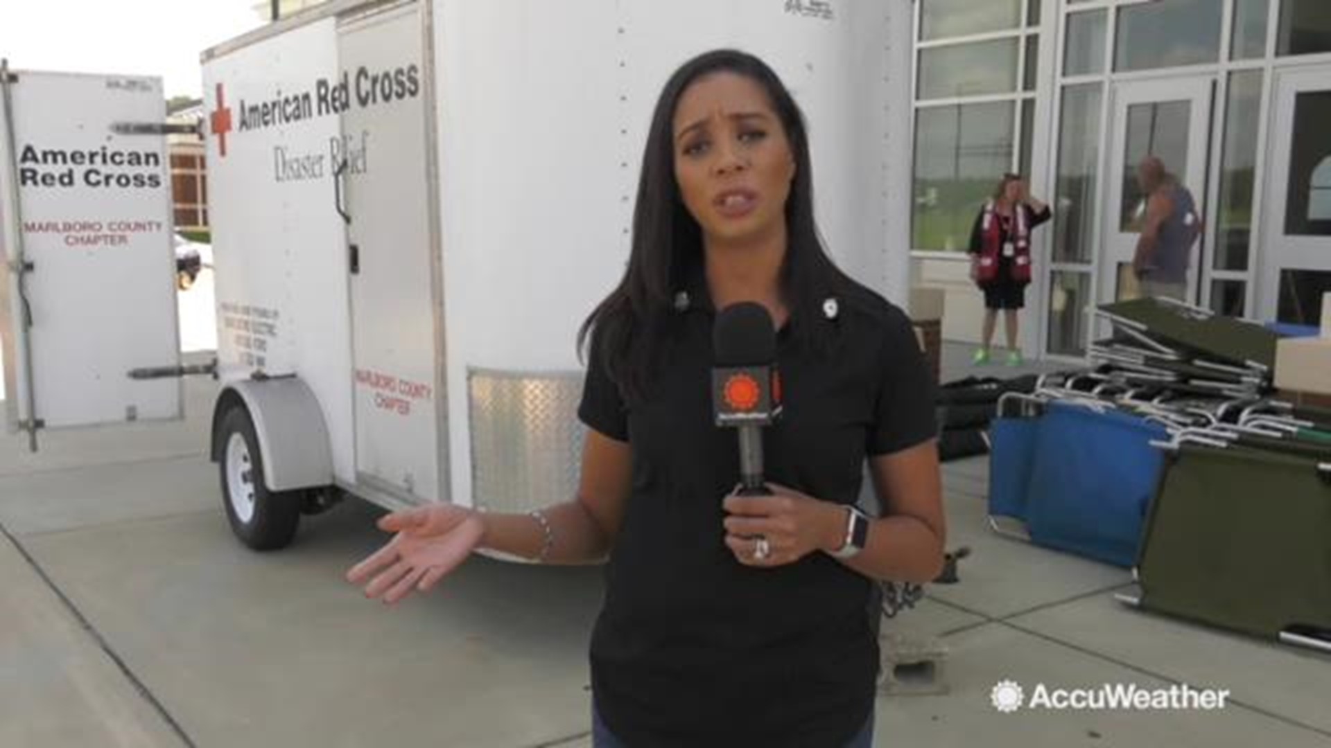  Nearly a week after Florence hit the Carolinas, the Red Cross is still providing for those in need. 