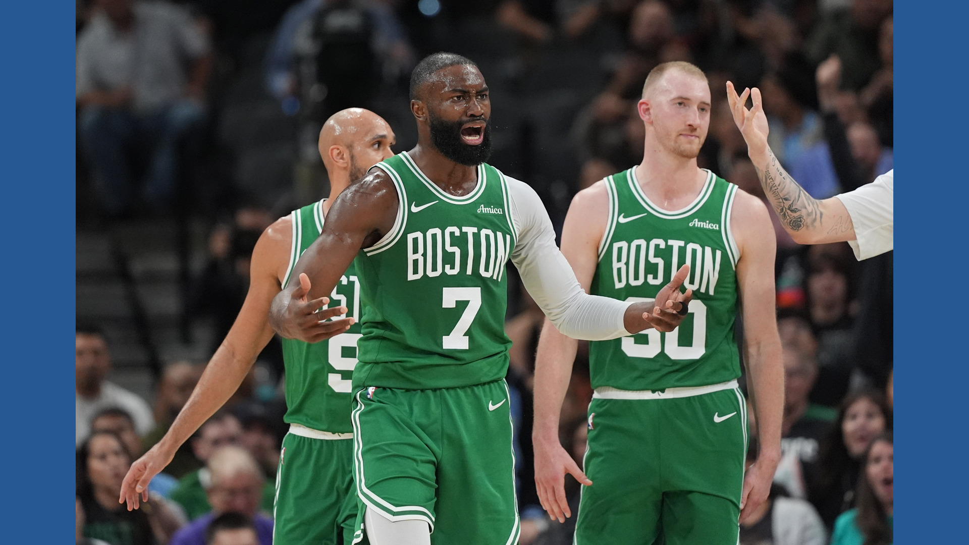 Celtics' Brown ejected in first half after argument with officials in ...