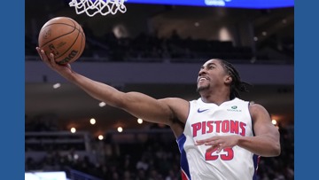 Pistons' Jaden Ivey feeling grateful as he plays for first time in over 10  1/2 months | wzzm13.com