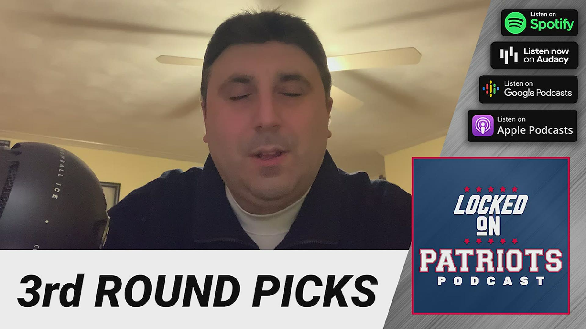 The host of the Locked On Patriots podcast reacts to the team picking Ronnie Perkins in the third round of the NFL Draft.