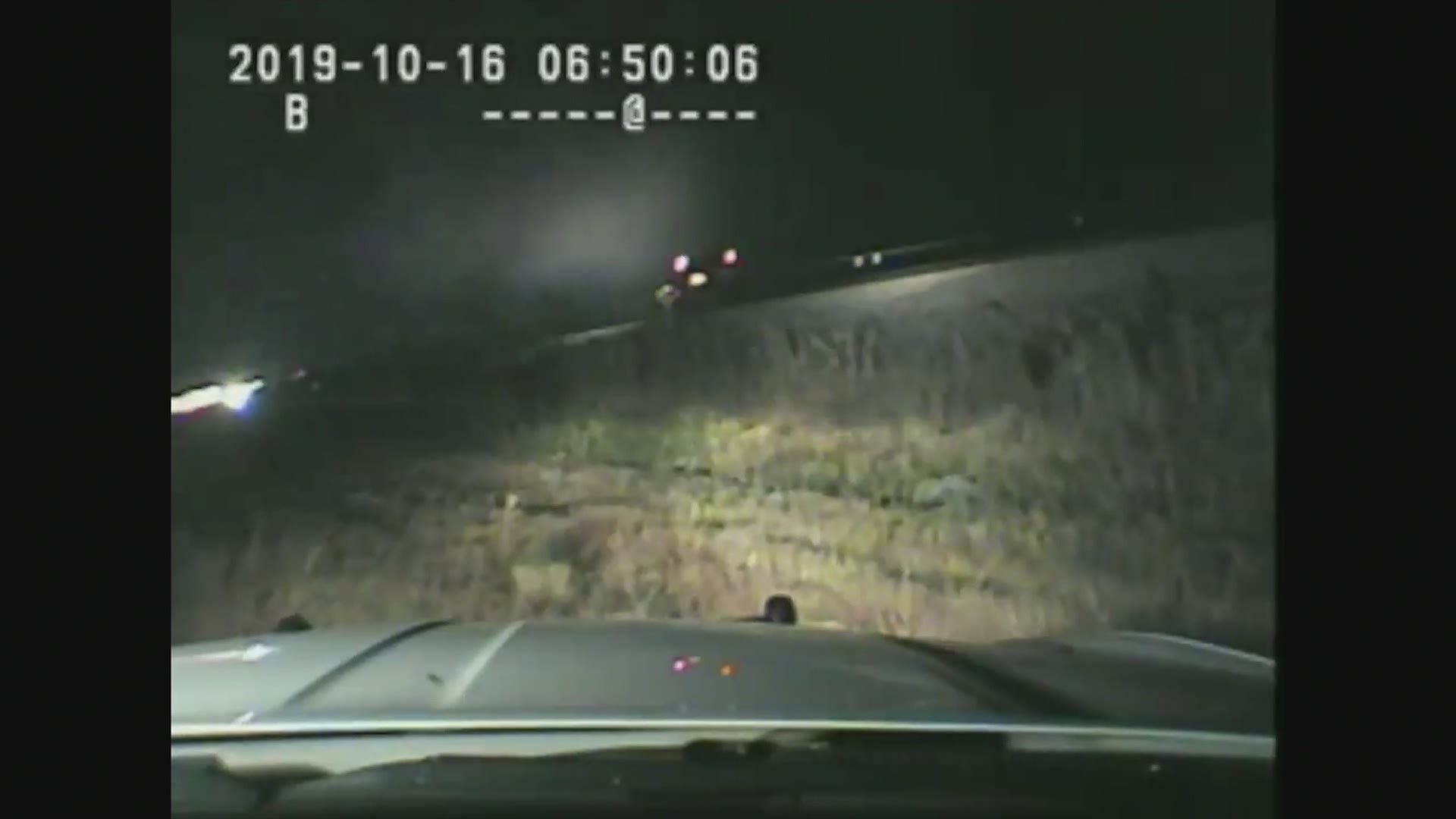 A Utah trooper is being praised for saving a man stranded on train tracks. (AP)