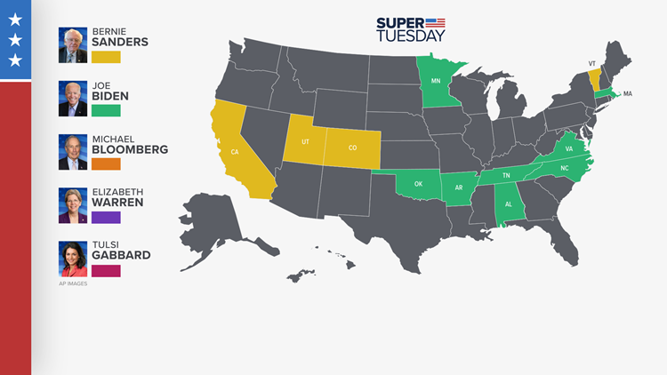 Super Tuesday 2020 14 States Voted Here Are Results So Far 