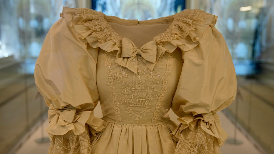 where is princess diana's wedding dress 2025 Princess Diana's wedding dress going on display at Kensington Palace