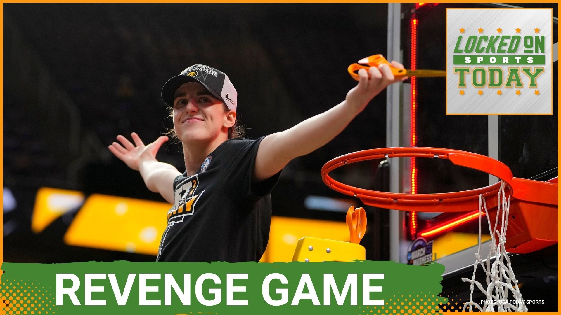 Discussing the day's top sports stories from NCAA Women's Final Four is set to Iowa's Caitlin Clark's amazing performance and locking down Juan Soto.