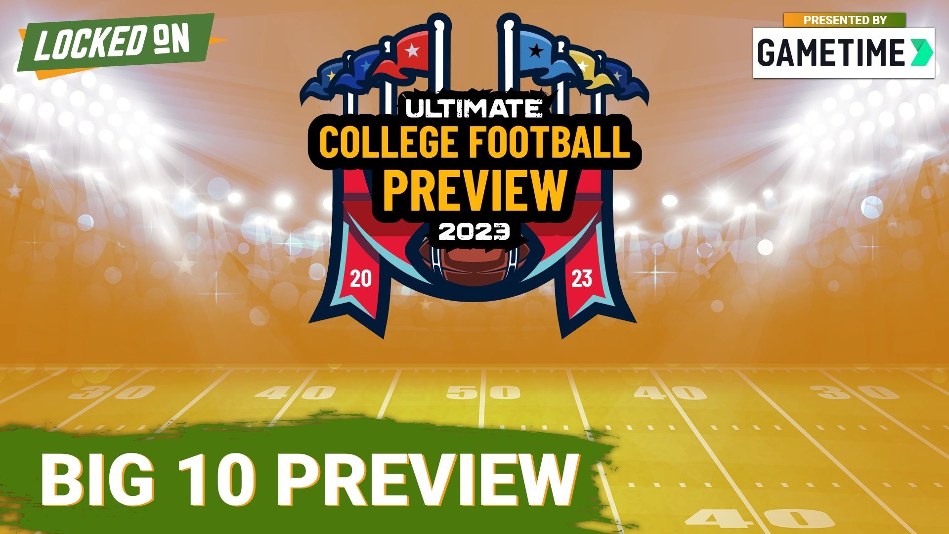 Locked On previews the Big 10 conference for this year's college football season.