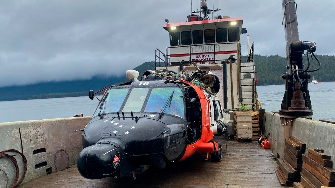 US Coast Guard helicopter that crashed in Alaska is recovered - Vimarsana News