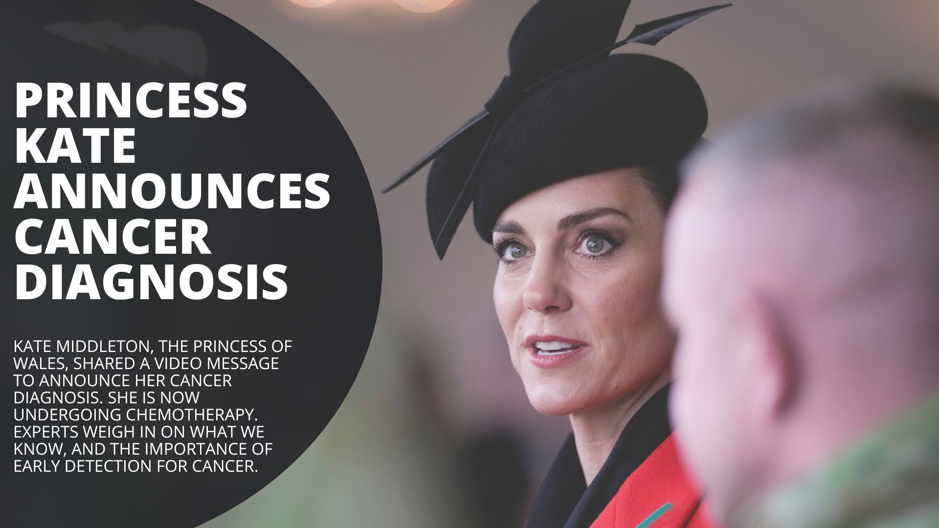 Kate Middleton, the Princess of Wales, announced she has cancer and is undergoing chemotherapy. Experts weigh in and share the importance of early detection.