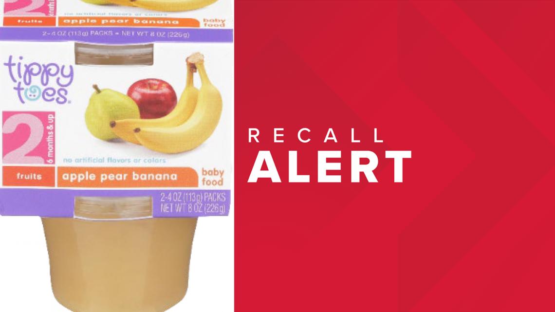 Tippy Toes issues recall for baby food product sold nationwide