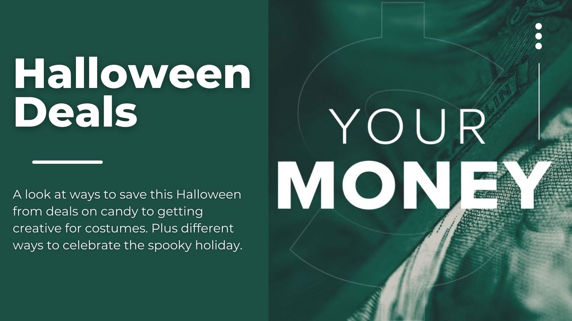 Ways to celebrate Halloween on a budget from buying candy and costumes to decorations.