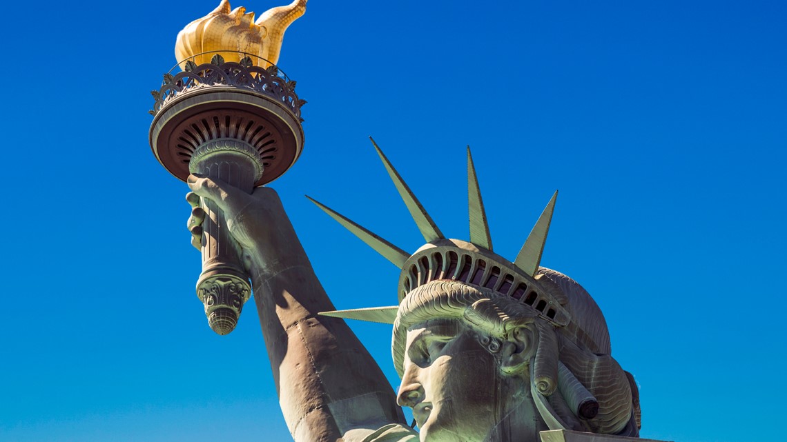 The changing face of the Statue of Liberty