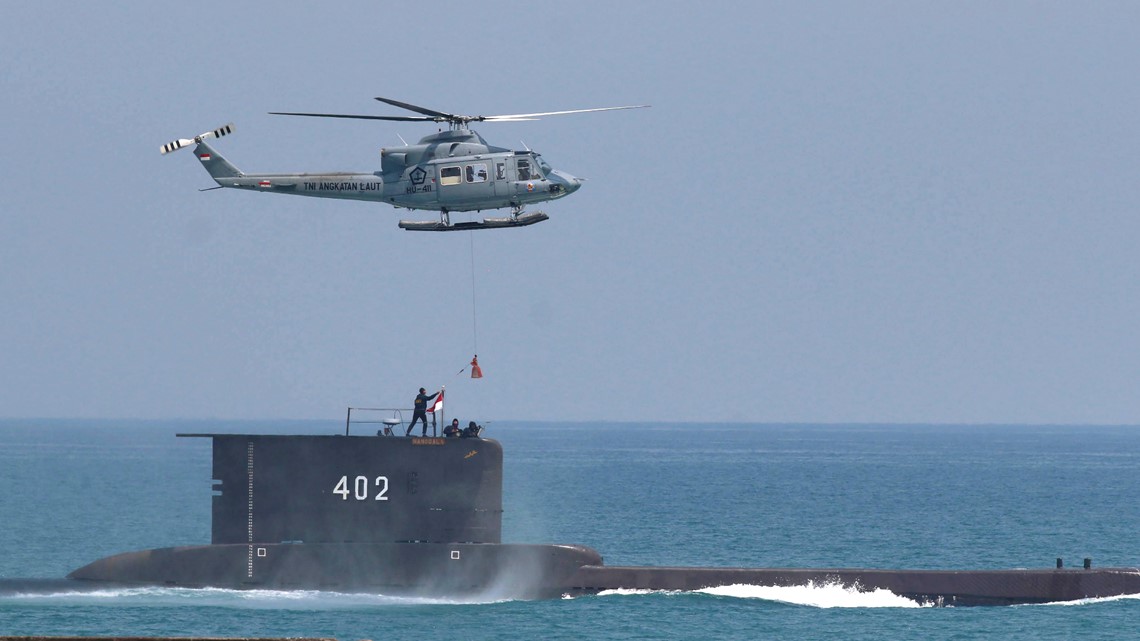 Indonesian military submarine missing with 53 on board - Vimarsana News