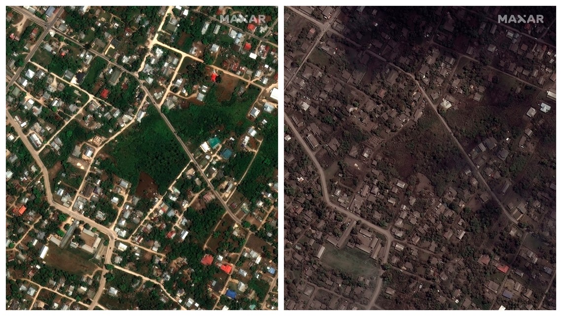 Tonga covered in ash in satellite images after volcano eruption - Vimarsana News