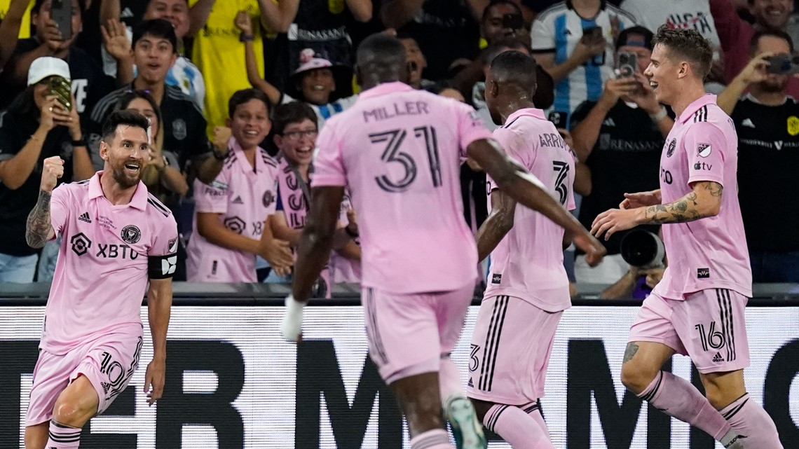 Messi scores, Inter Miami beats Nashville SC in League Cup final ...