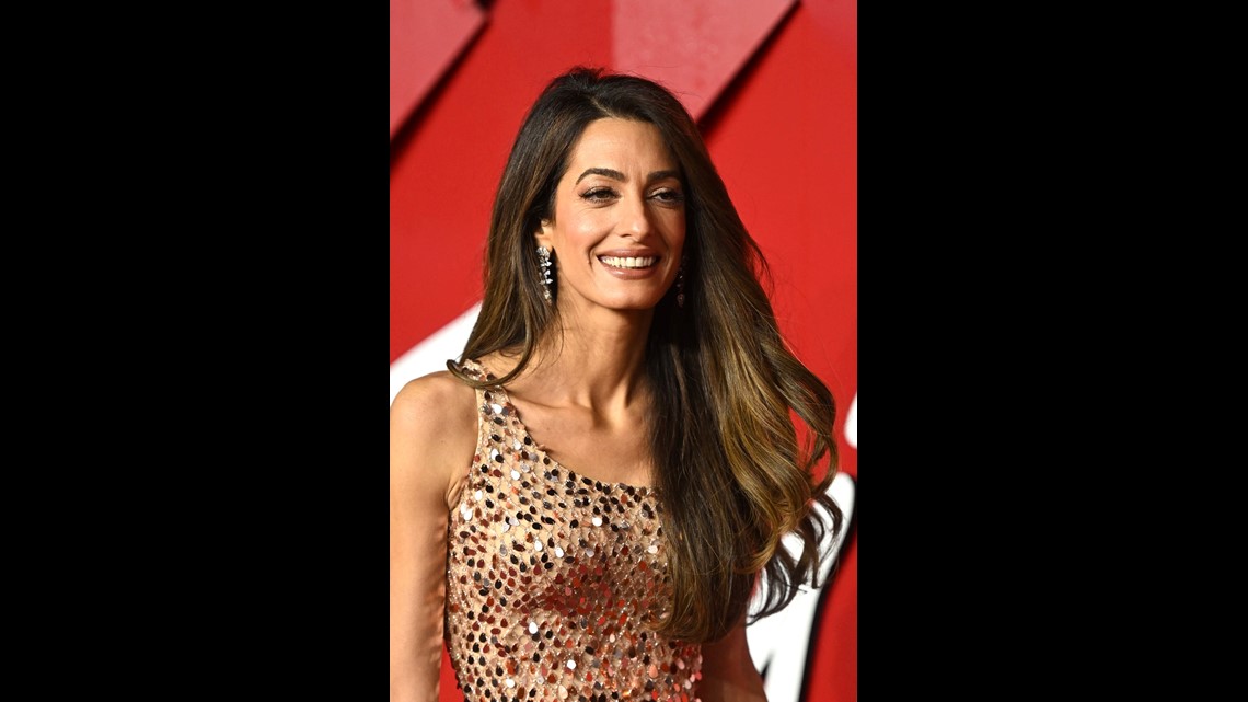 Amal Clooney's Archive Versace Dress Is The Sunshine We Needed