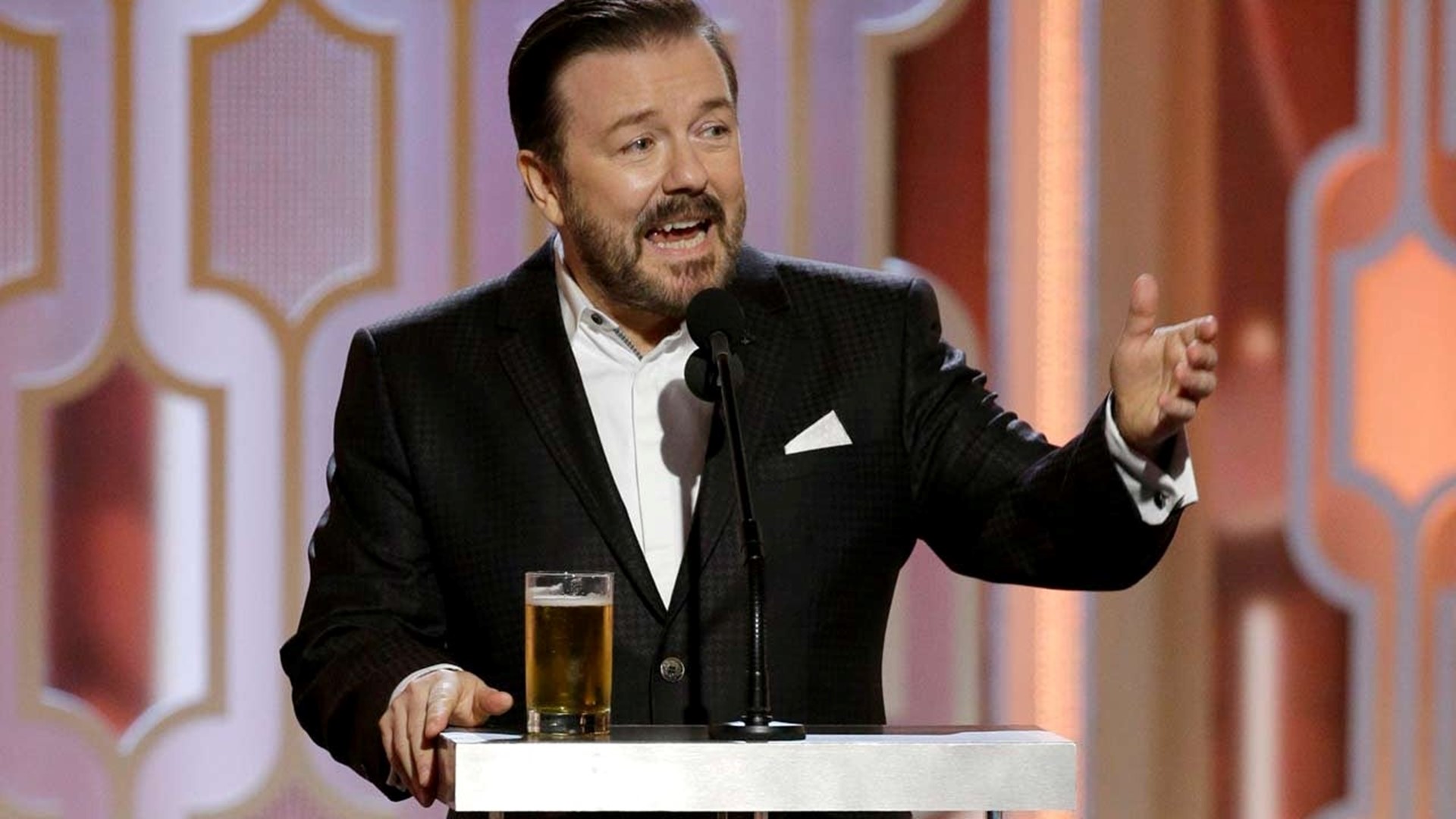 Ricky Gervais Is As Polarizing As Ever In Shocking Crude Opening Monologue At 2020 Golden 