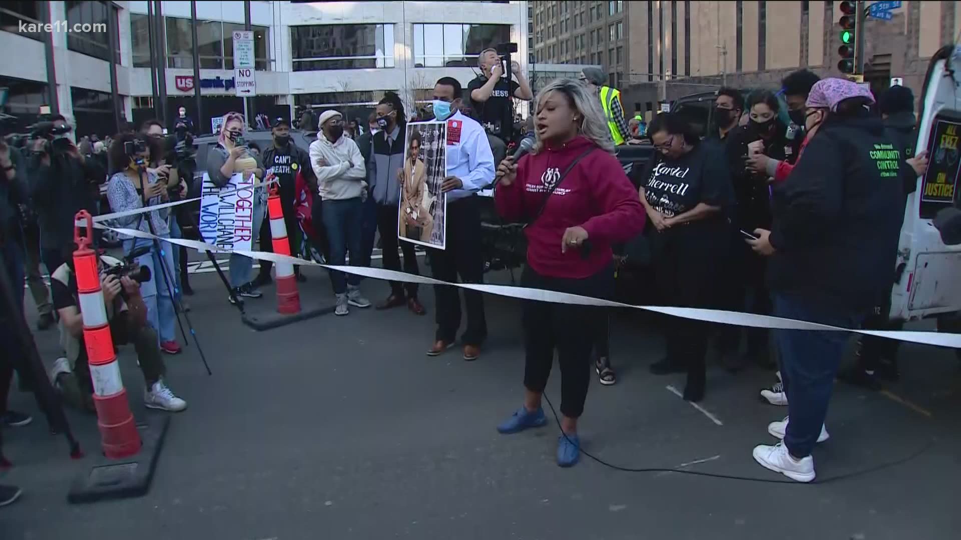 Multiple rallies were held across the Twin Cities on the opening day of the Derek Chauvin trial.