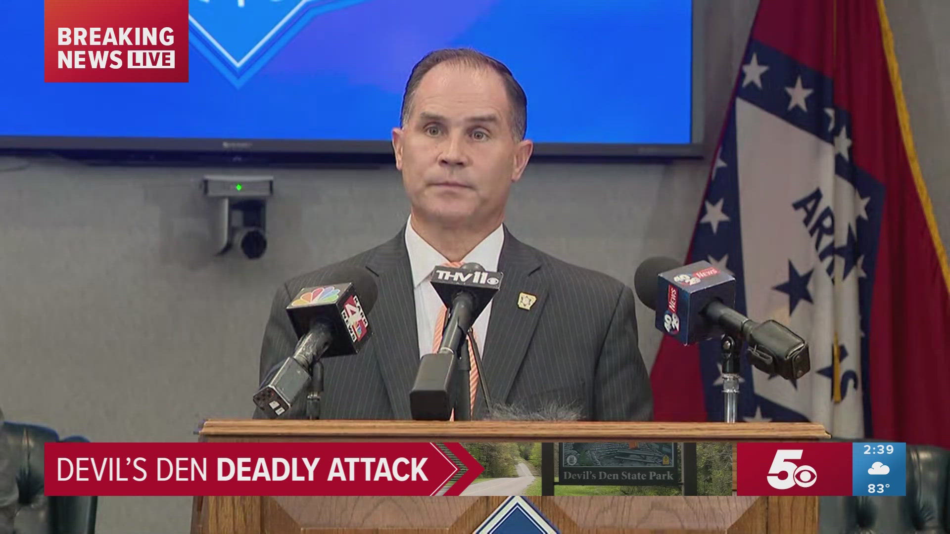 State officials provide more details on the investigation that led to the arrest of the Devil's Den suspected killer.