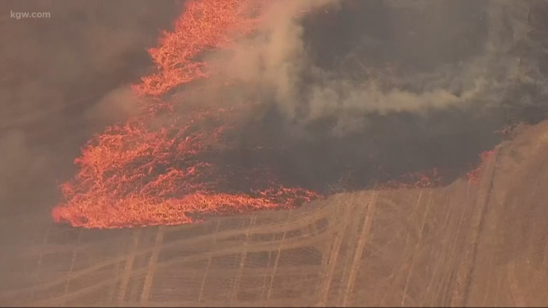 Substation Fire near The Dalles has burned more than 50,000 acres.