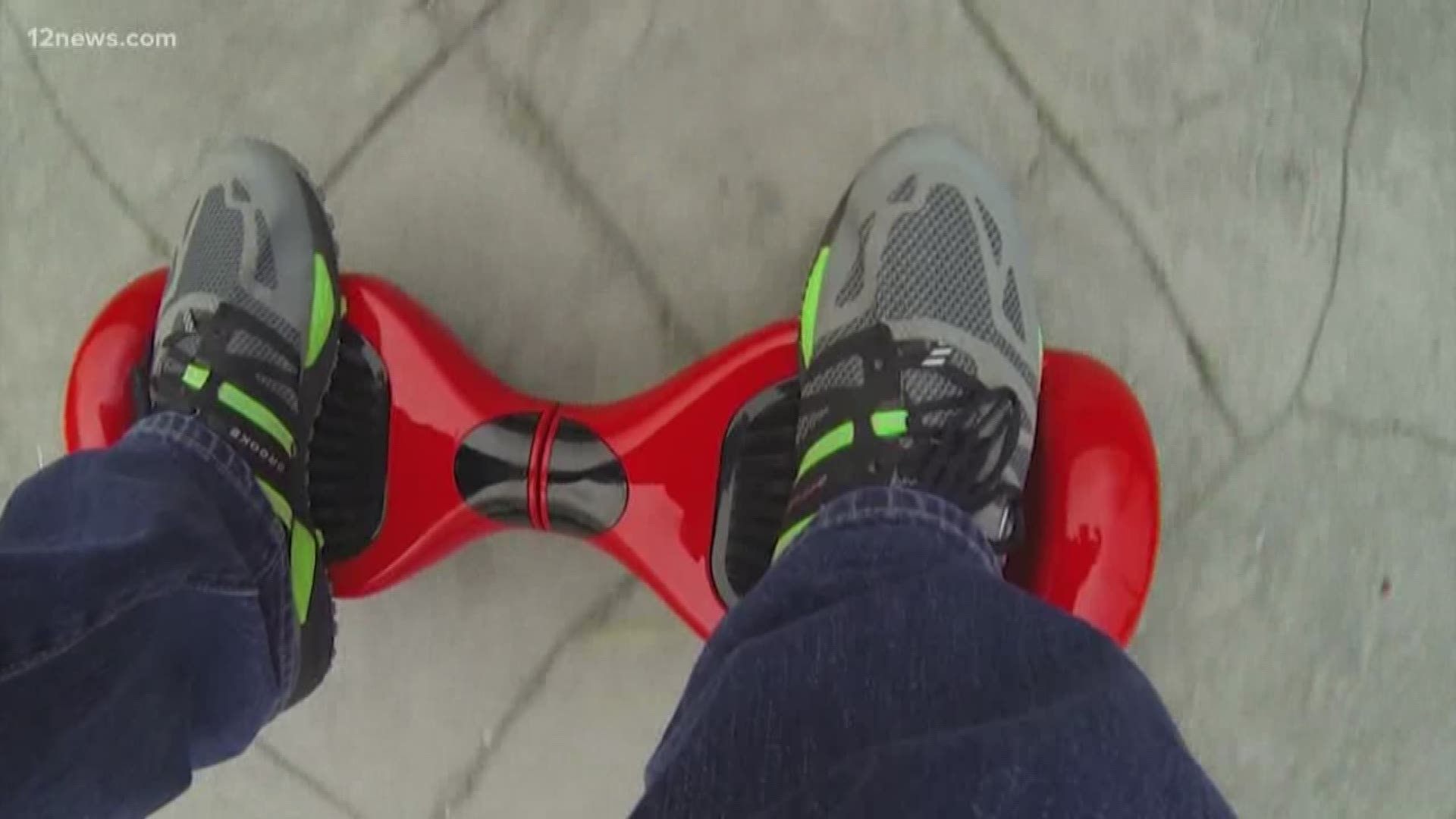 Researchers reveal nearly 27,000 kids were treated for hoverboard inhuries during the first 2 years they were sold in the U.S. Broken bones and sprains accounted for more than half the injuries.