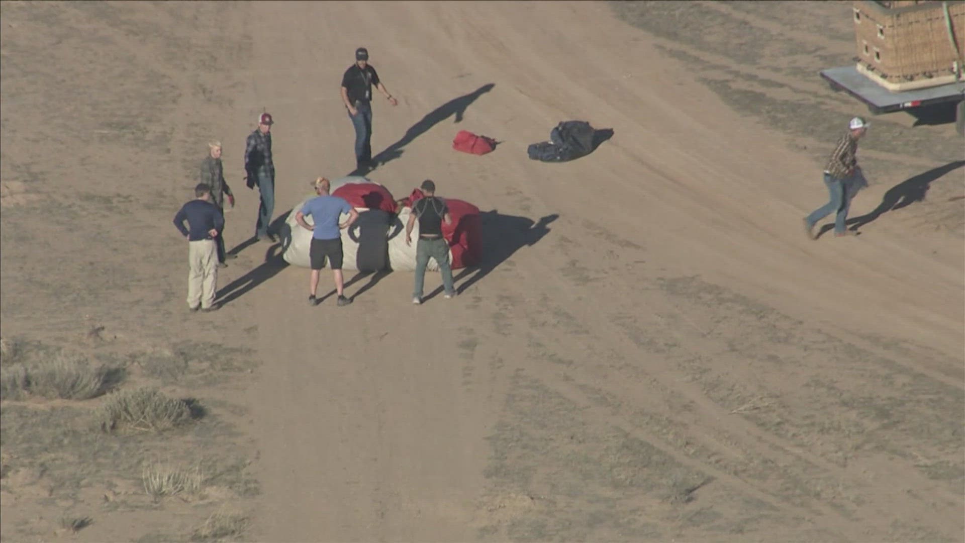 Four people were killed in a hot air balloon crash in Eloy on Sunday.