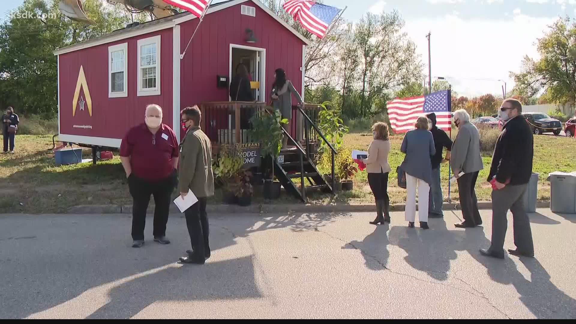 St. Louis veterans Tiny homes being built in north city