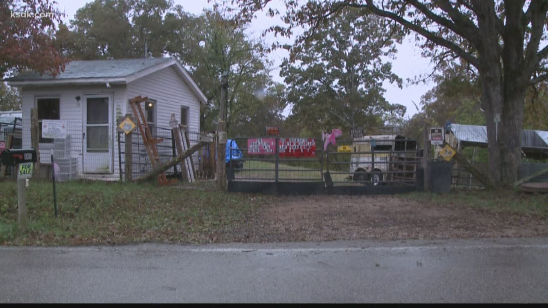 The owner of the ranch is under investigation for hoarding, and starving the animals in her care.