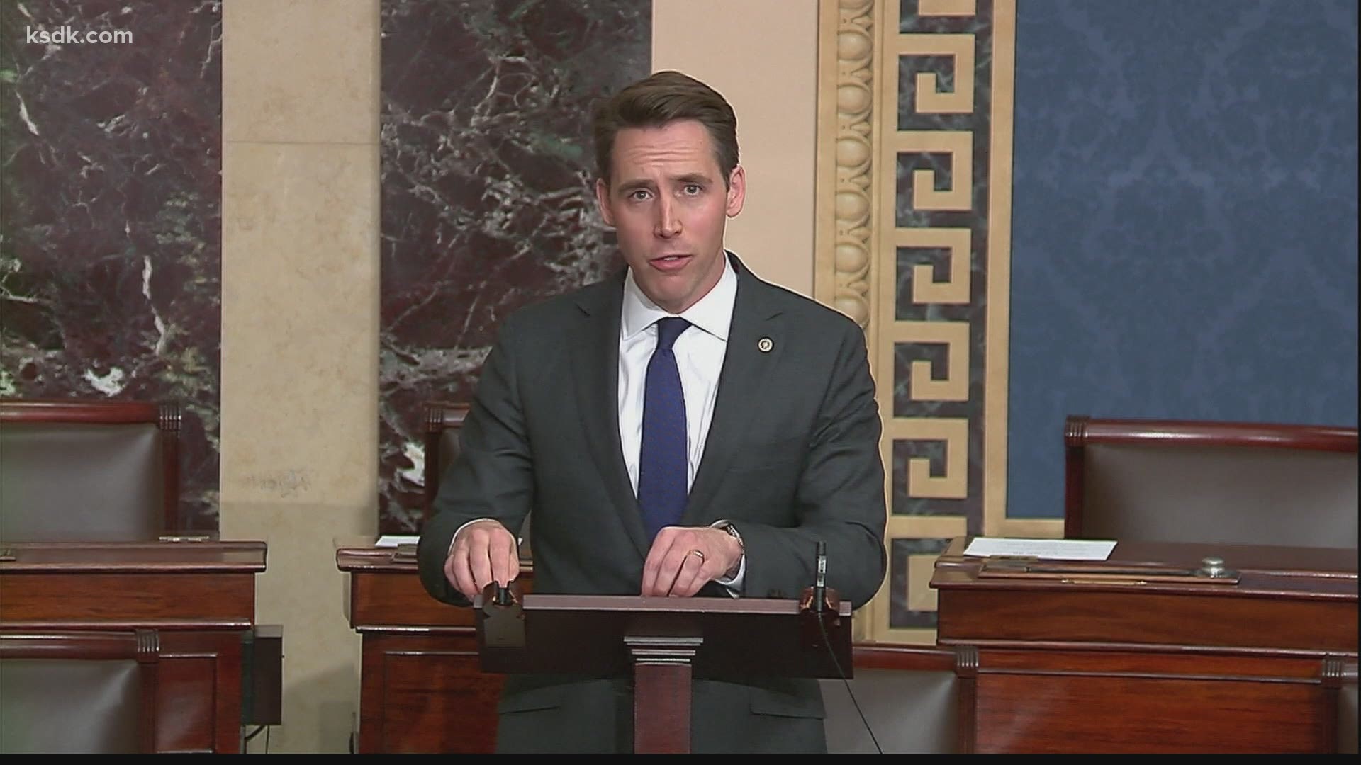 Hawley said he can't vote to certify without raising concerns about some states he said failed to follow their own election rules