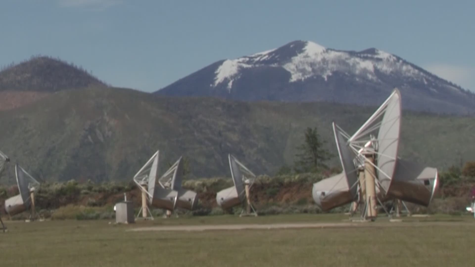 Scientists at SETI are scanning the skies for aliens in Lassen County, CA.
