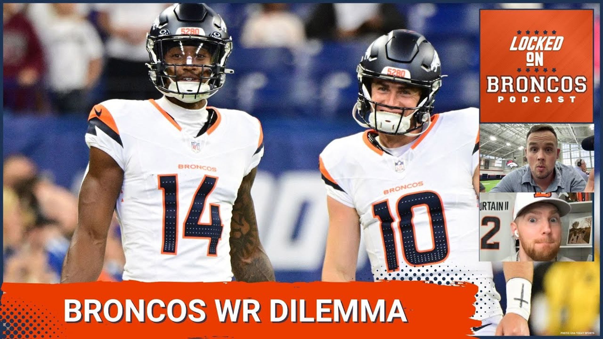 Sean Payton pointed out following Wednesday's practice that the Denver Broncos have a good problem at the wide receiver position.