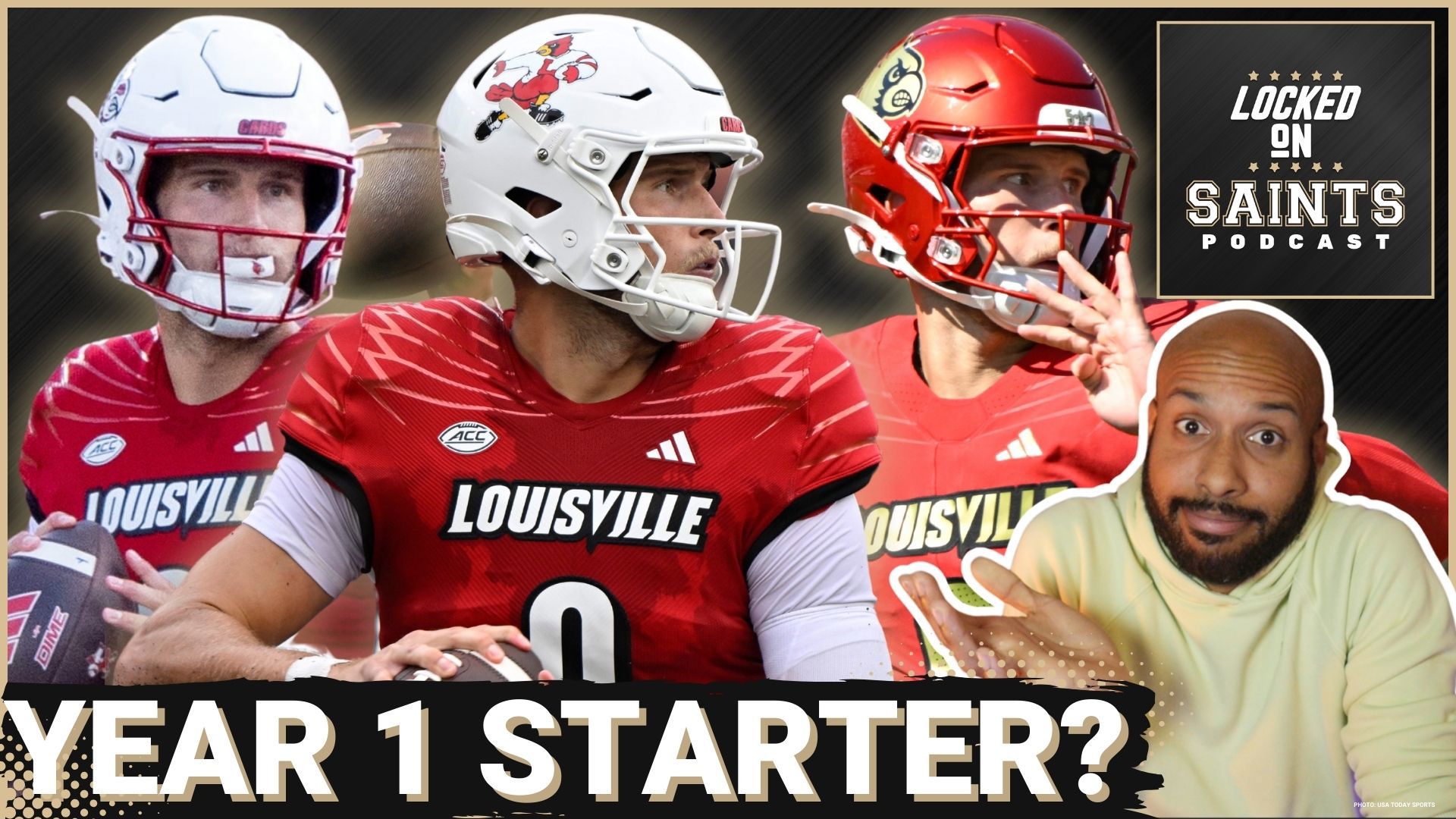 The New Orleans Saints drafted Louisville' QB Tyler Shough higher than any QB selected by the franchise since Archie Manning, making him Kellen Moore's guy.
