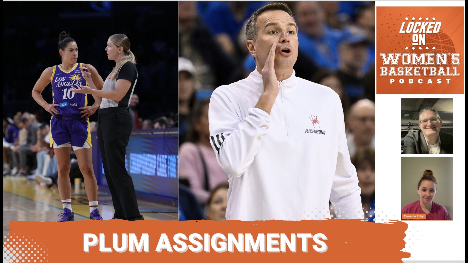 First, Kelsey Plum went off on WNBA officiating postgame. Our Sparks beat reporter, Cameron Ruby, was there. Then Richmond's Aaron Roussell talks with Howard Megdal.
