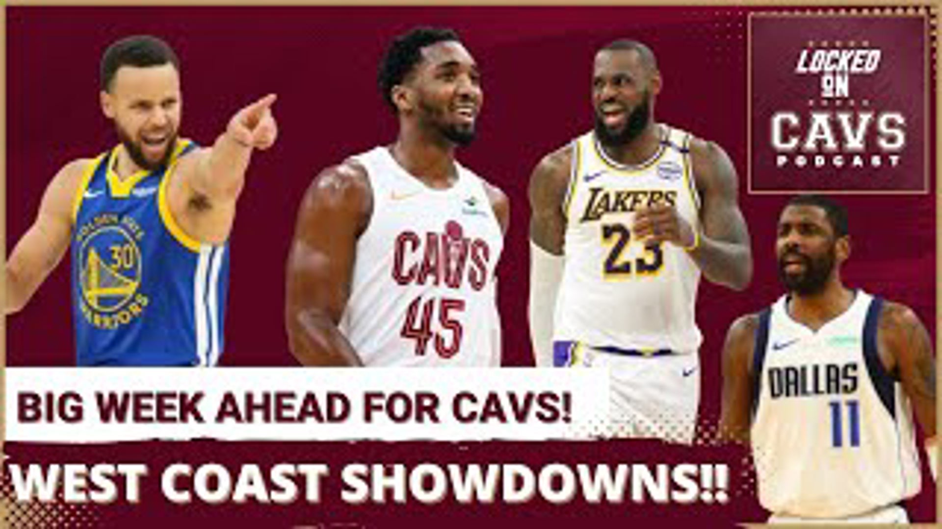 Danny Cunningham previews the Cleveland Cavaliers' West Coast road trip. He discusses upcoming games against the Warriors, Lakers and Mavericks.