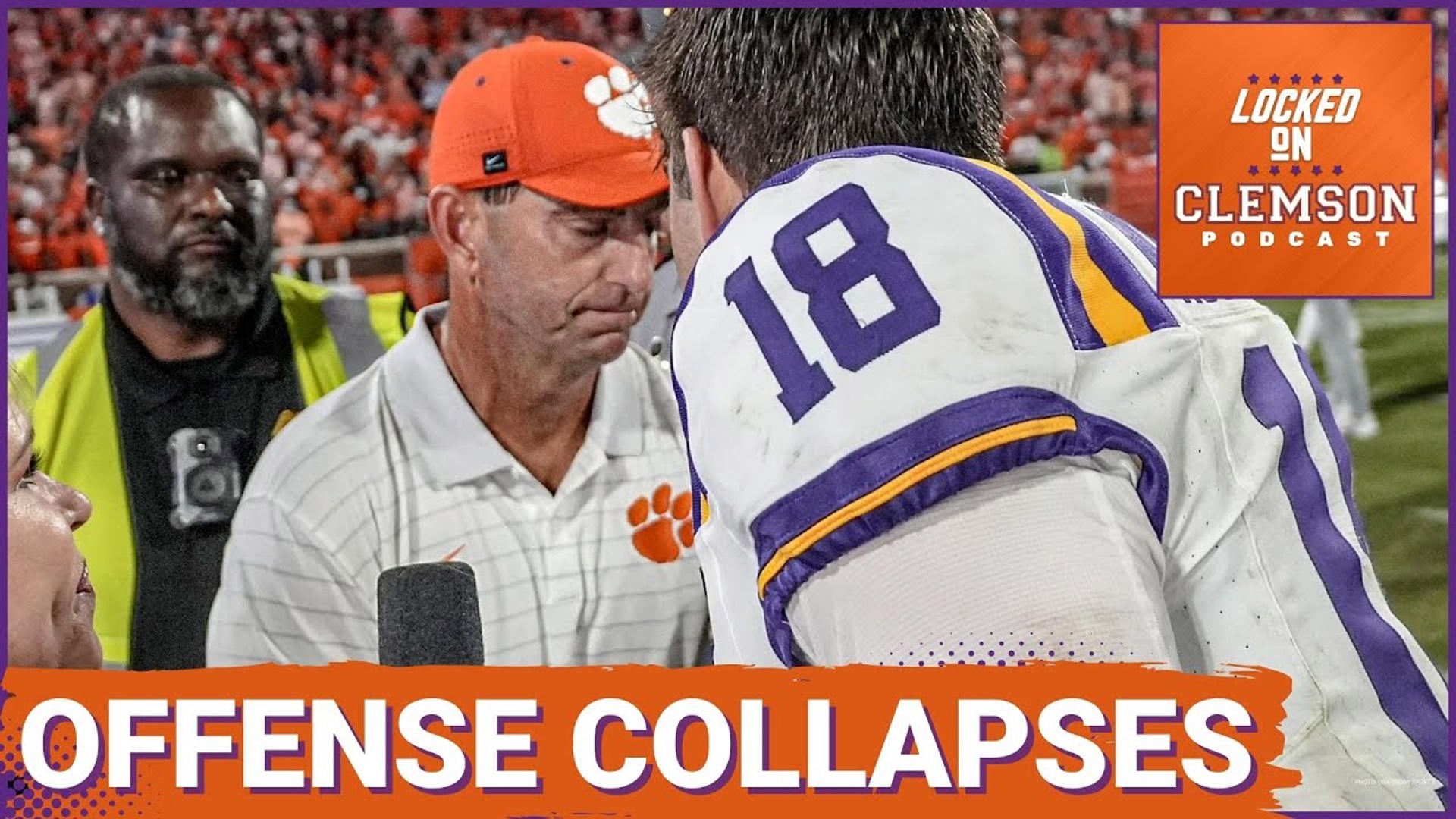 The Clemson Tigers dropped their opener 17–10 to LSU in Death Valley, and we’re breaking it down LIVE.
