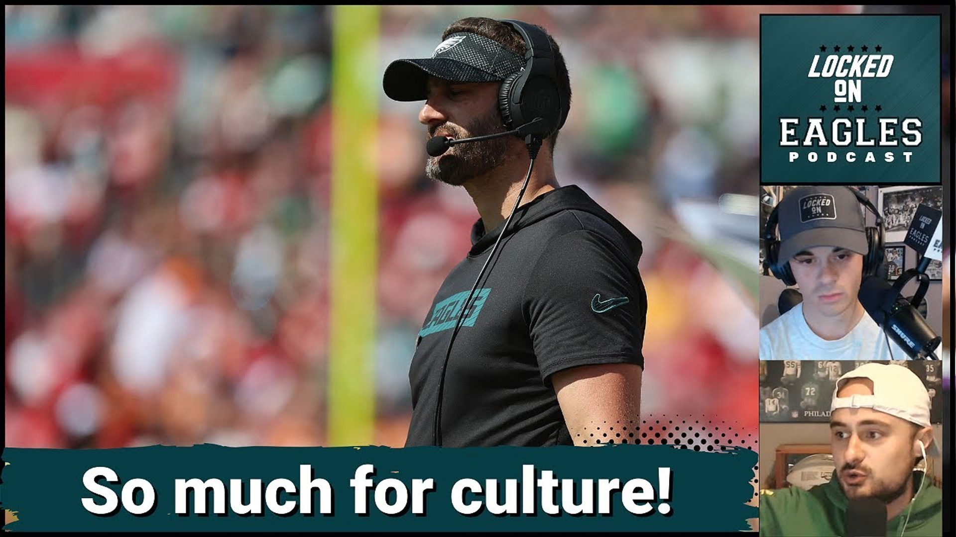 The culture and vibes of the Philadelphia Eagles locker room does not feel good after Sunday's loss in Tampa Bay.