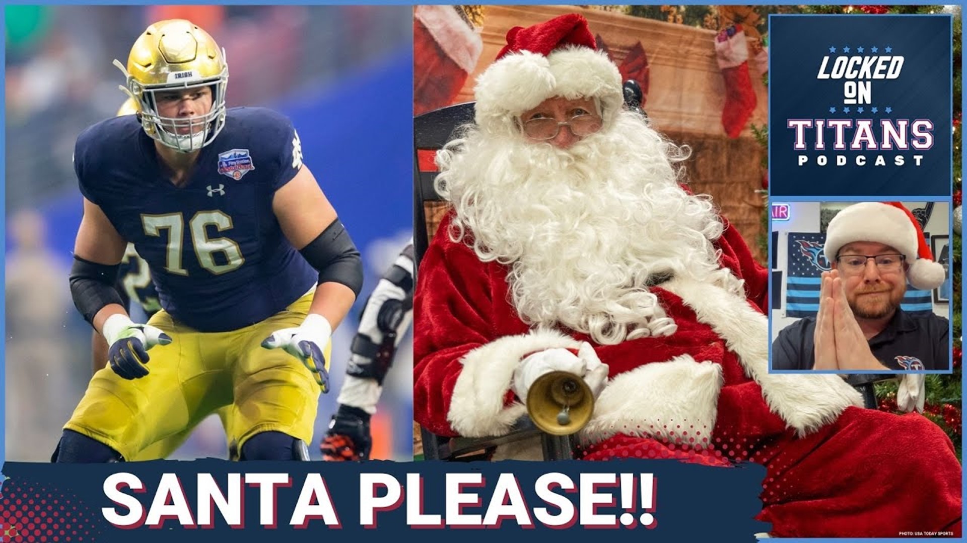 The Tennessee Titans were on the naughty list in 2023 and their losing record shows it, so if Santa Claus could help out and get the Titans some gifts...