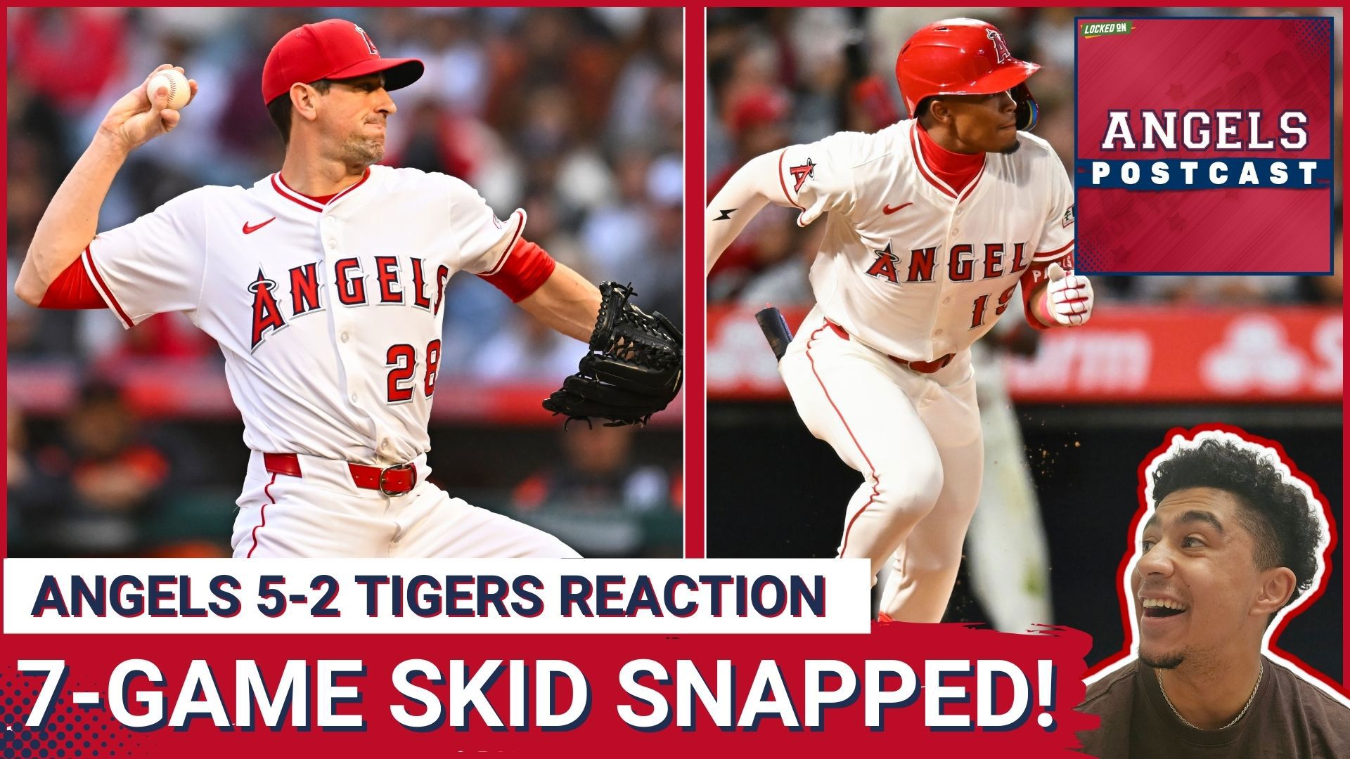 The Los Angeles Angels led 1-0 thanks to a Kyle Hendricks gem, then a 4-run 6th inning helped the Halos snap a 7-game losing streak with a 5-2 win vs Detroit