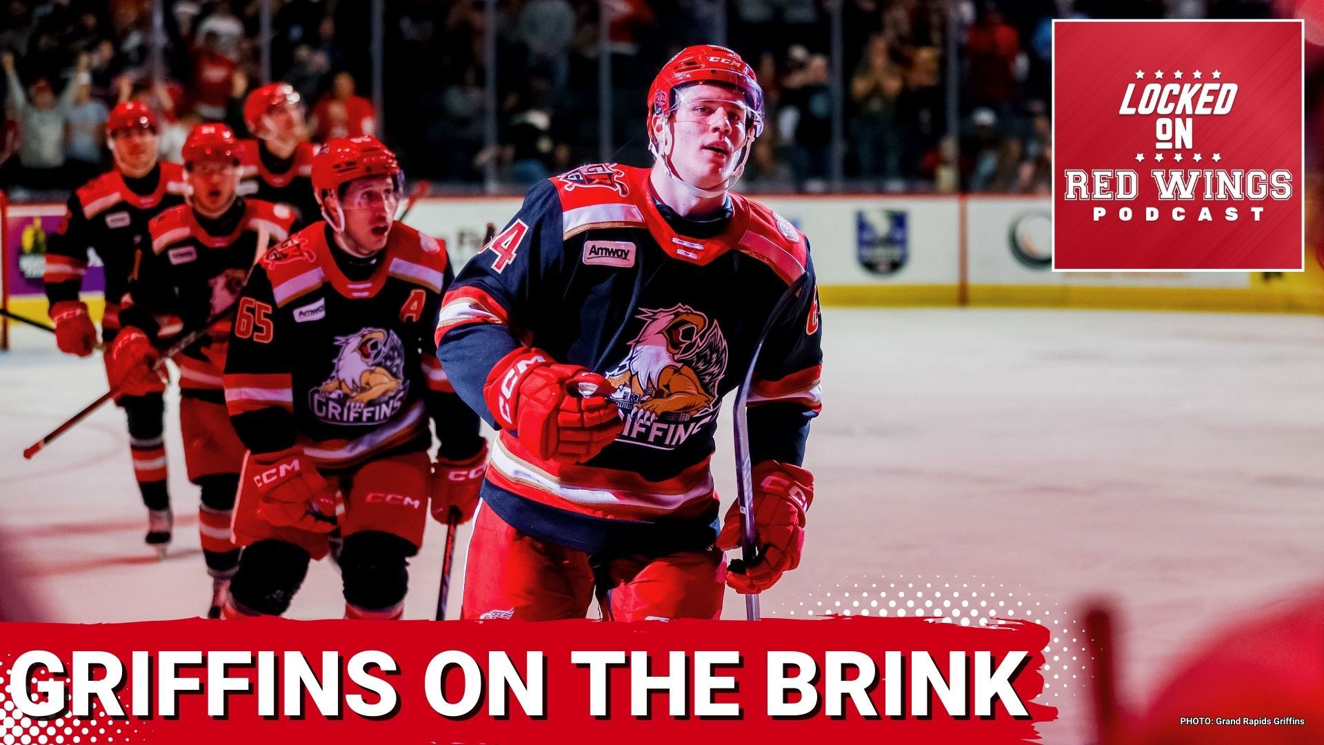 While the Red Wings were busy falling in the draft, the Griffins were busy losing their 2nd straight game to open the playoffs.
