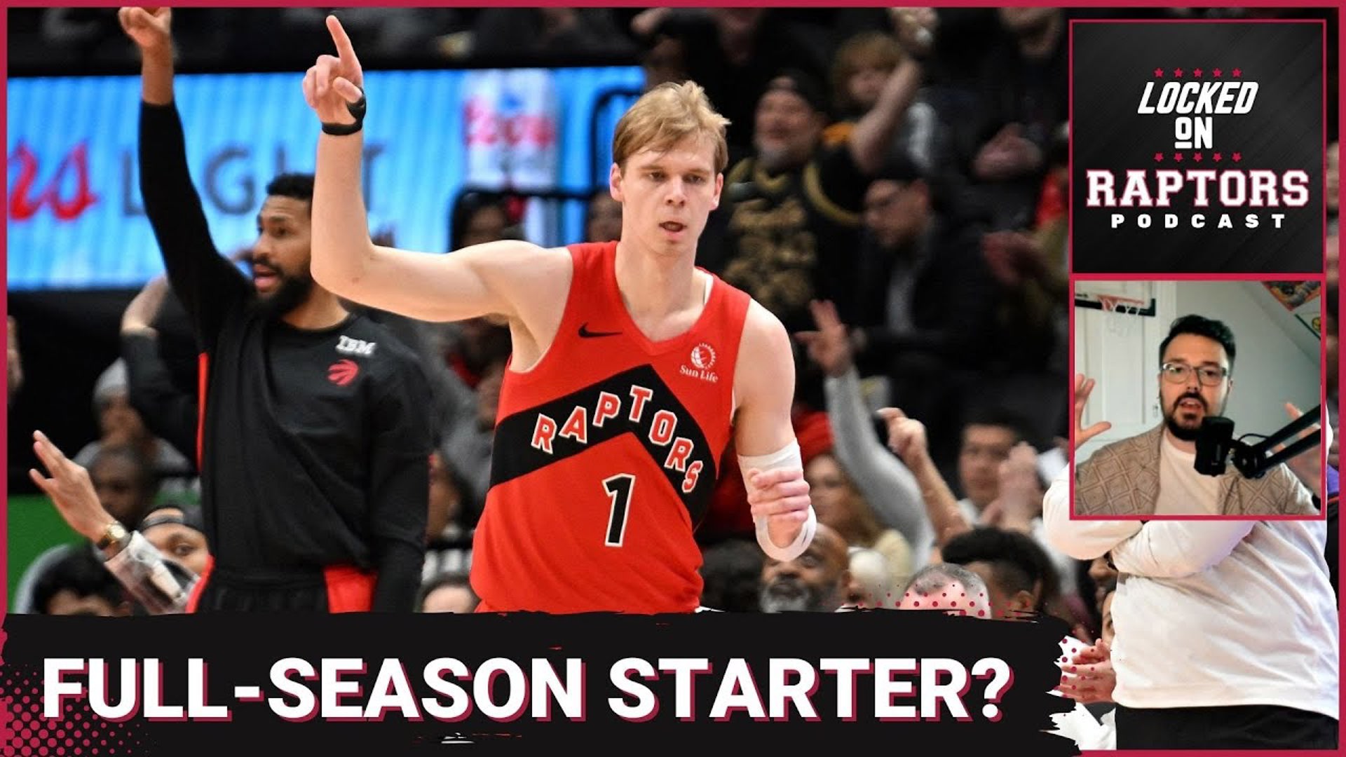 Gradey Dick looks like the de factor starting two-guard for the Toronto Raptors going into his second season in the league, but can he hang onto the job all season