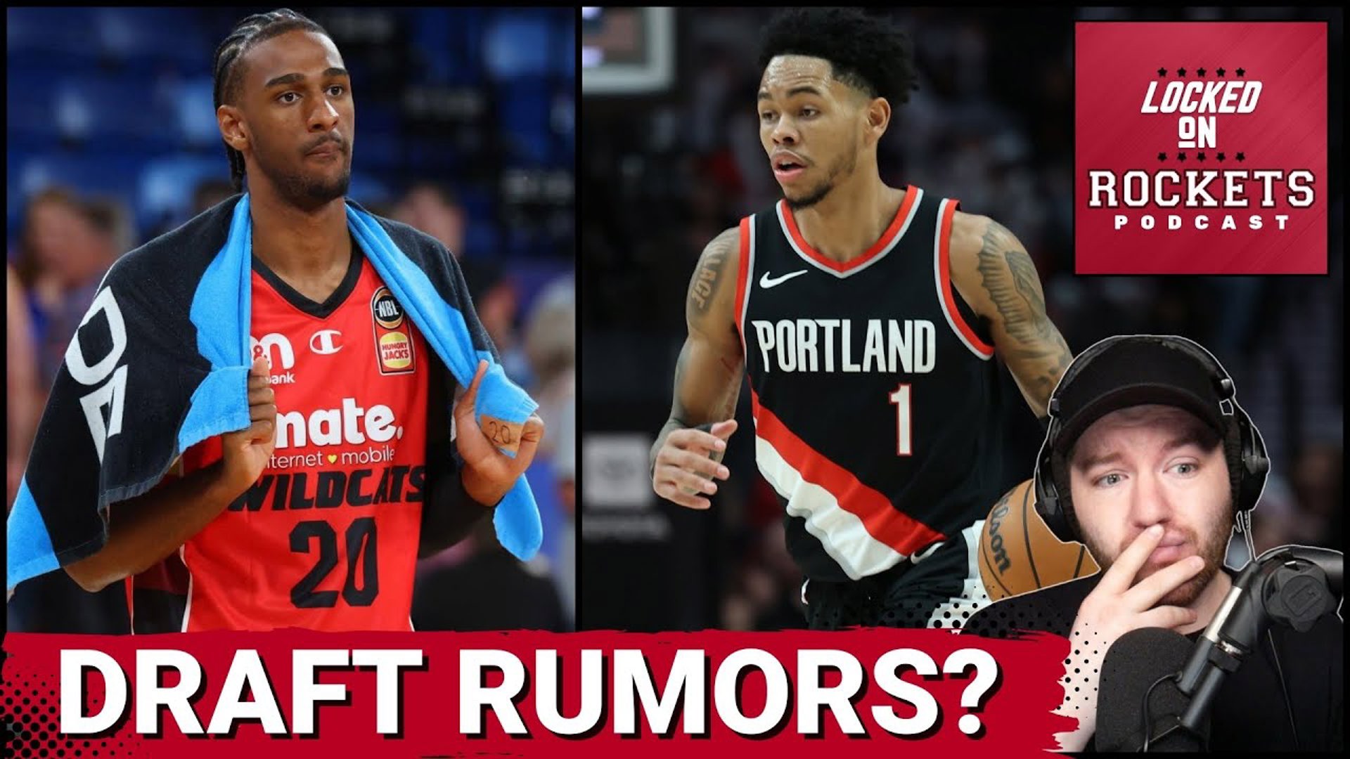 Houston Rockets NBA Draft & Trade Rumors. Alex Sarr In Play At Pick 3? Anfernee Simons Trade Target?