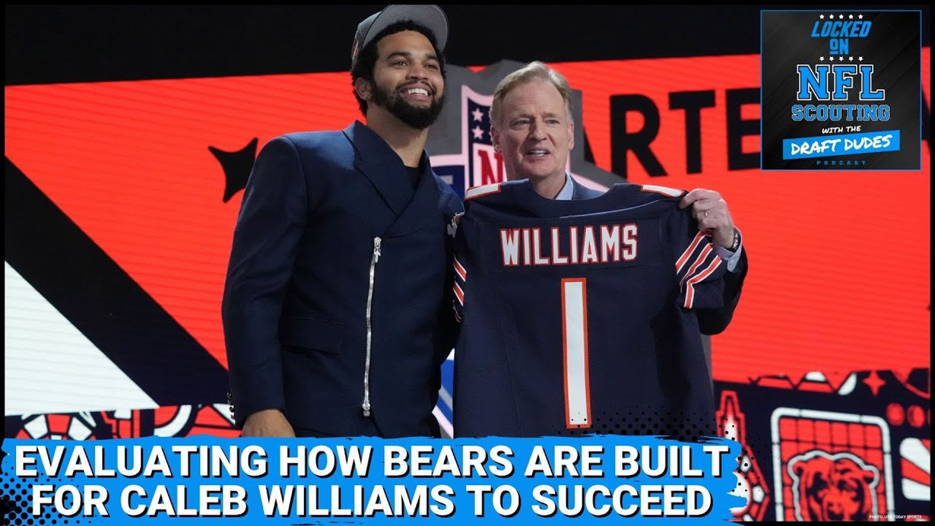 So how are the Chicago Bears built around Caleb Williams to foster an environment conducive for success? Determining that is  the task of the Draft Dudes.