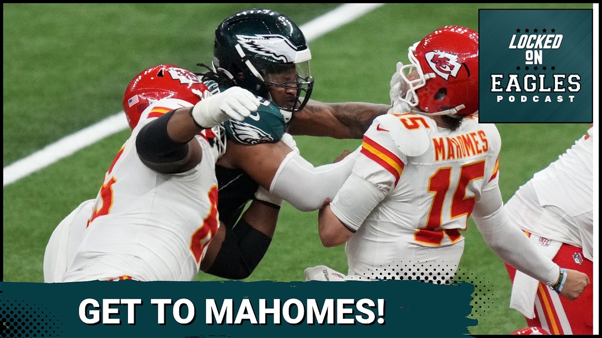 GET TO MAHOMES Eagles passrush is key to a win in KC!