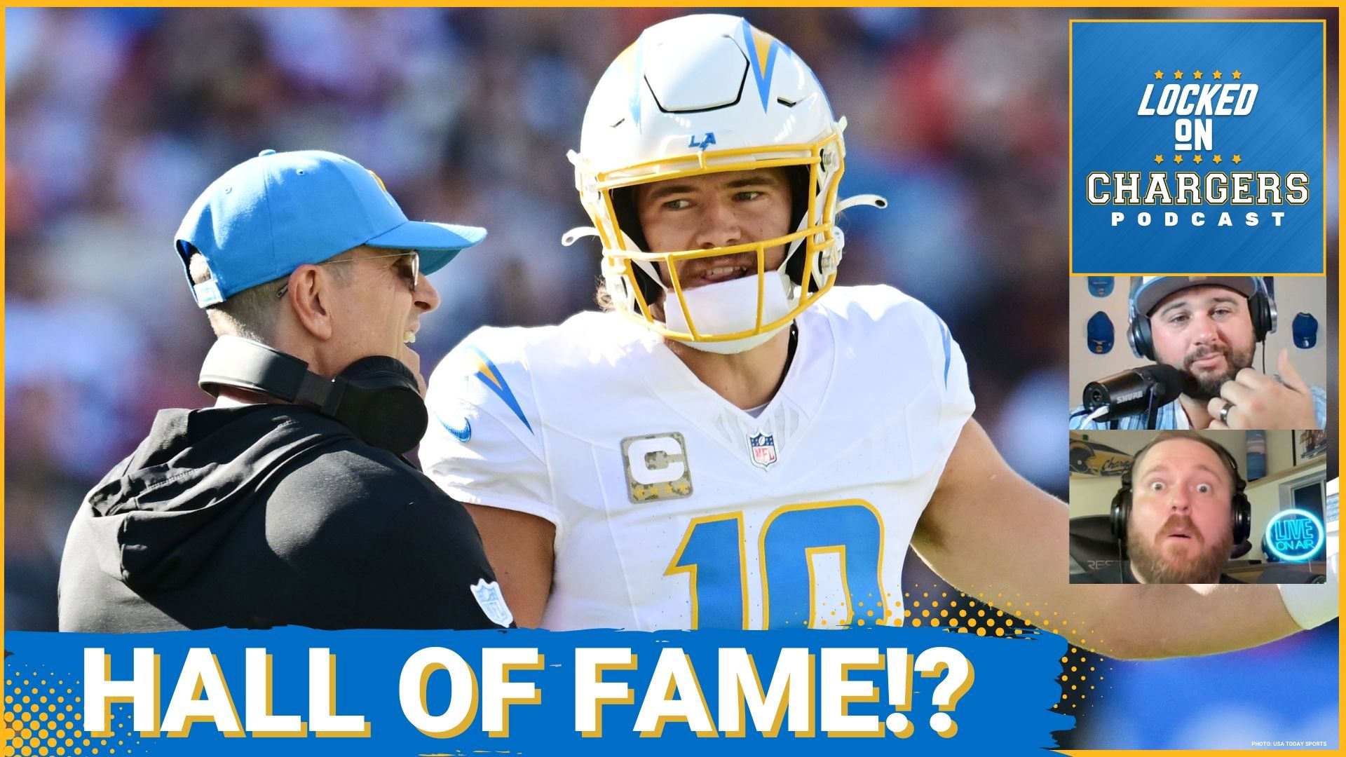 Can Jim Harbaugh lead the Los Angeles Chargers' Justin Herbert to the Hall of Fame? He will need to win at least one Super Bowl to get it done.