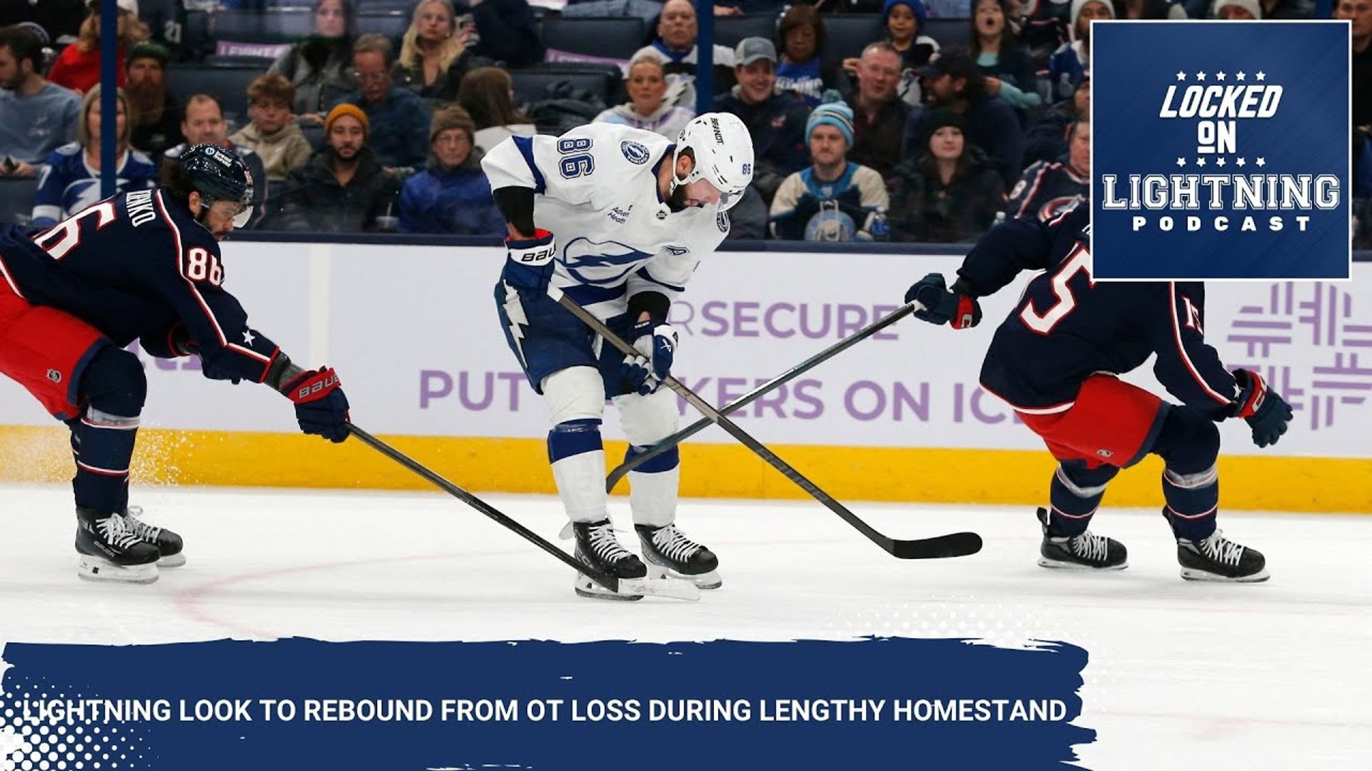 Despite Nikita Kucherov's 900th career point and the Lightning netting the first three goals, the Bolts fell 7-6 in overtime against the Blue Jackets.