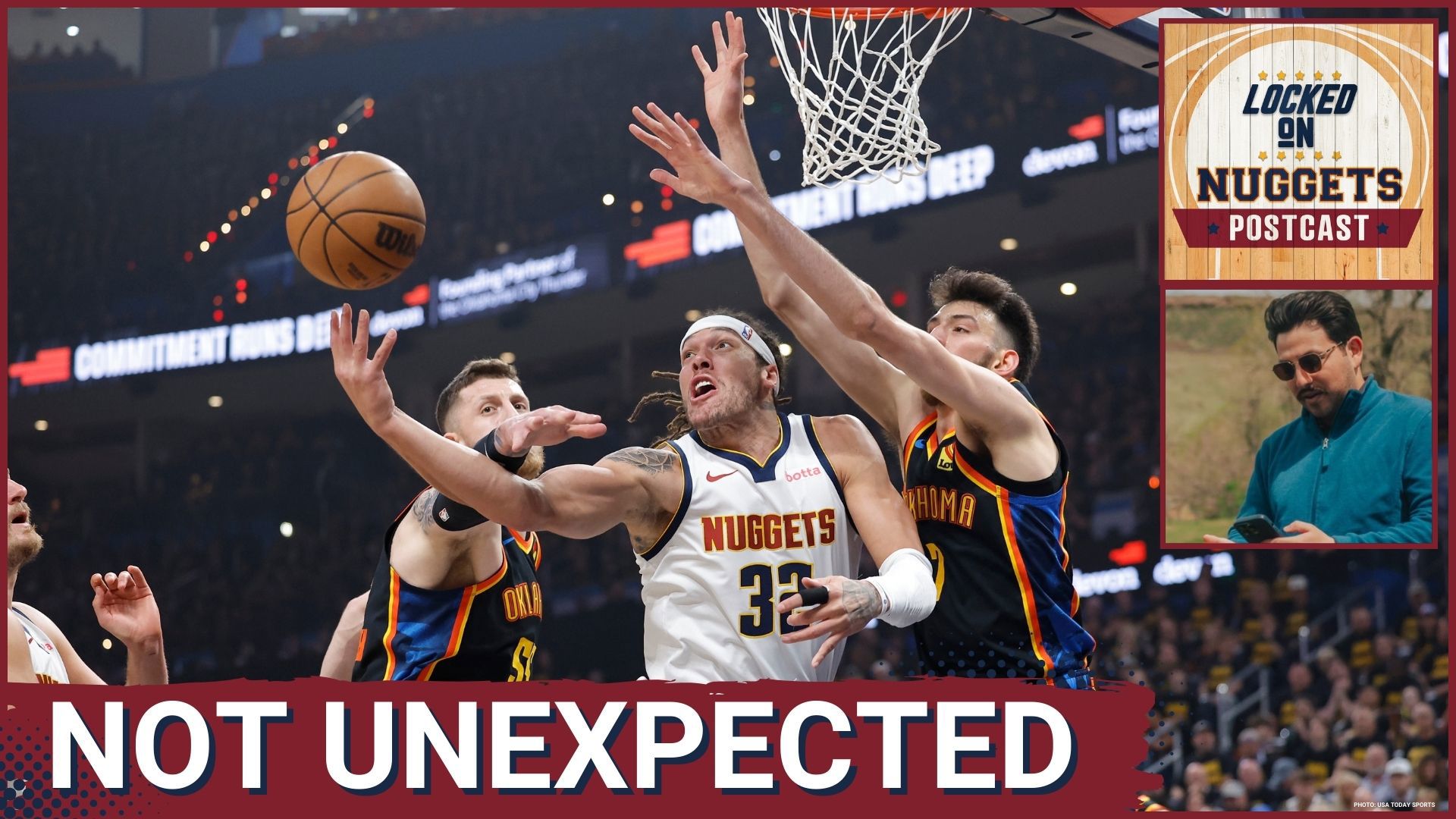 The Denver Nuggets were noncompetitive in Game 2 of their playoff series with the Oklahoma City Thunder.
