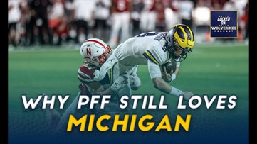 PFF on X: Pittsburgh moved up to Pick 10 to take Michigan LB