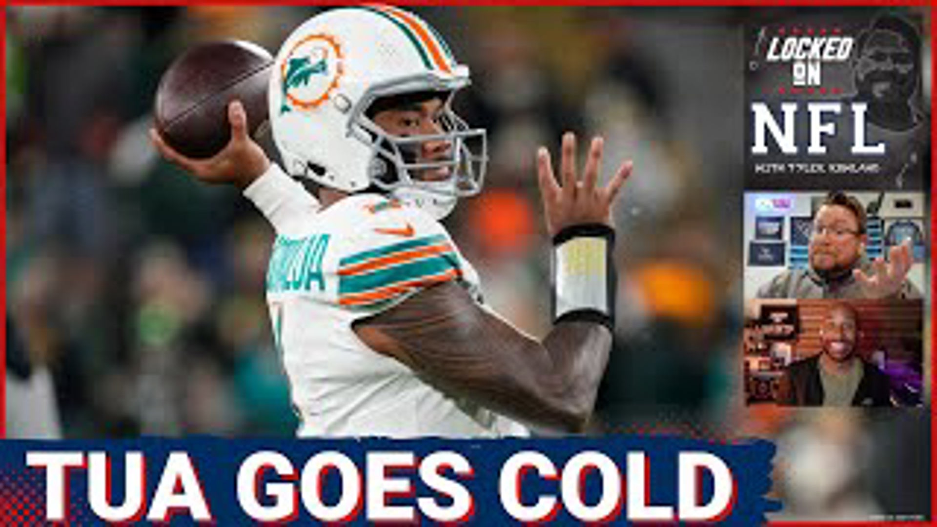 The Green Bay Packers destroyed the Miami Dolphins as Tua Tagovailoa freezes up once again as he always does in cold weather.