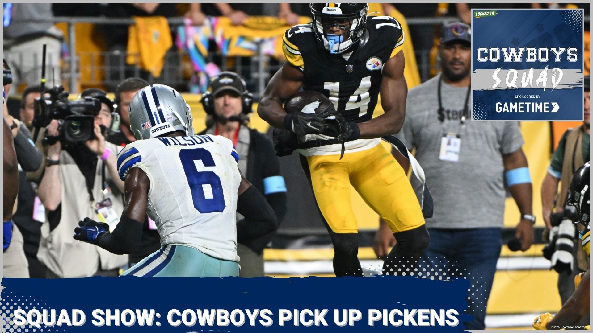 COWBOYS SQUAD SHOW: Marcus Mosher, Coach Glenn 'Stretch' Smith, and Jeff Biggs discuss the Cowboys blockbuster trade for WR George Pickens from the Steelers.