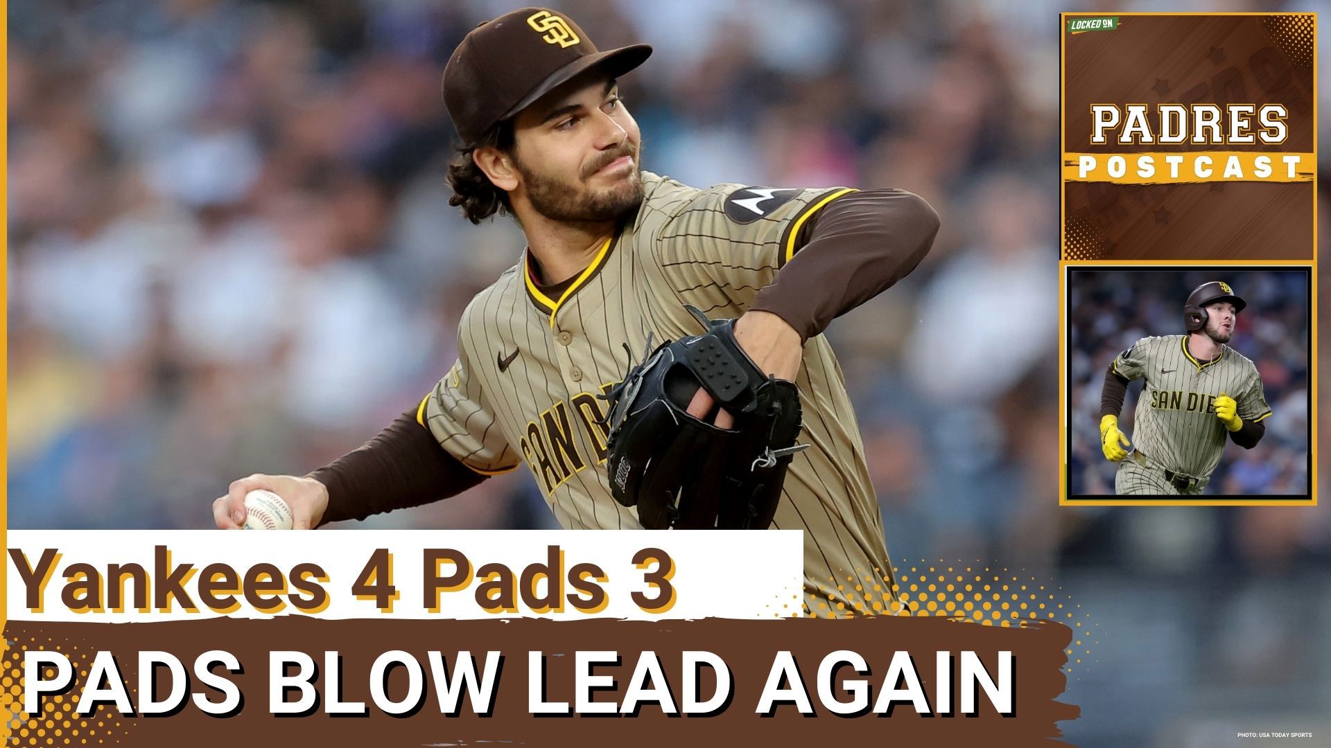 Dylan Cease gave up just 1 hit- Cody Bellinger's HR- in his best start of the season, Jackson Merrill homered & drove in 2 runs, but the Pads bullpen blew the lead.